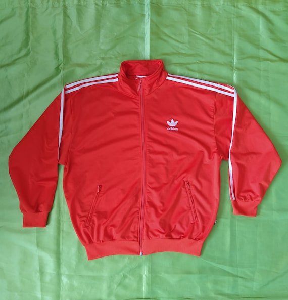 Adidas originals firebird track top orange discount