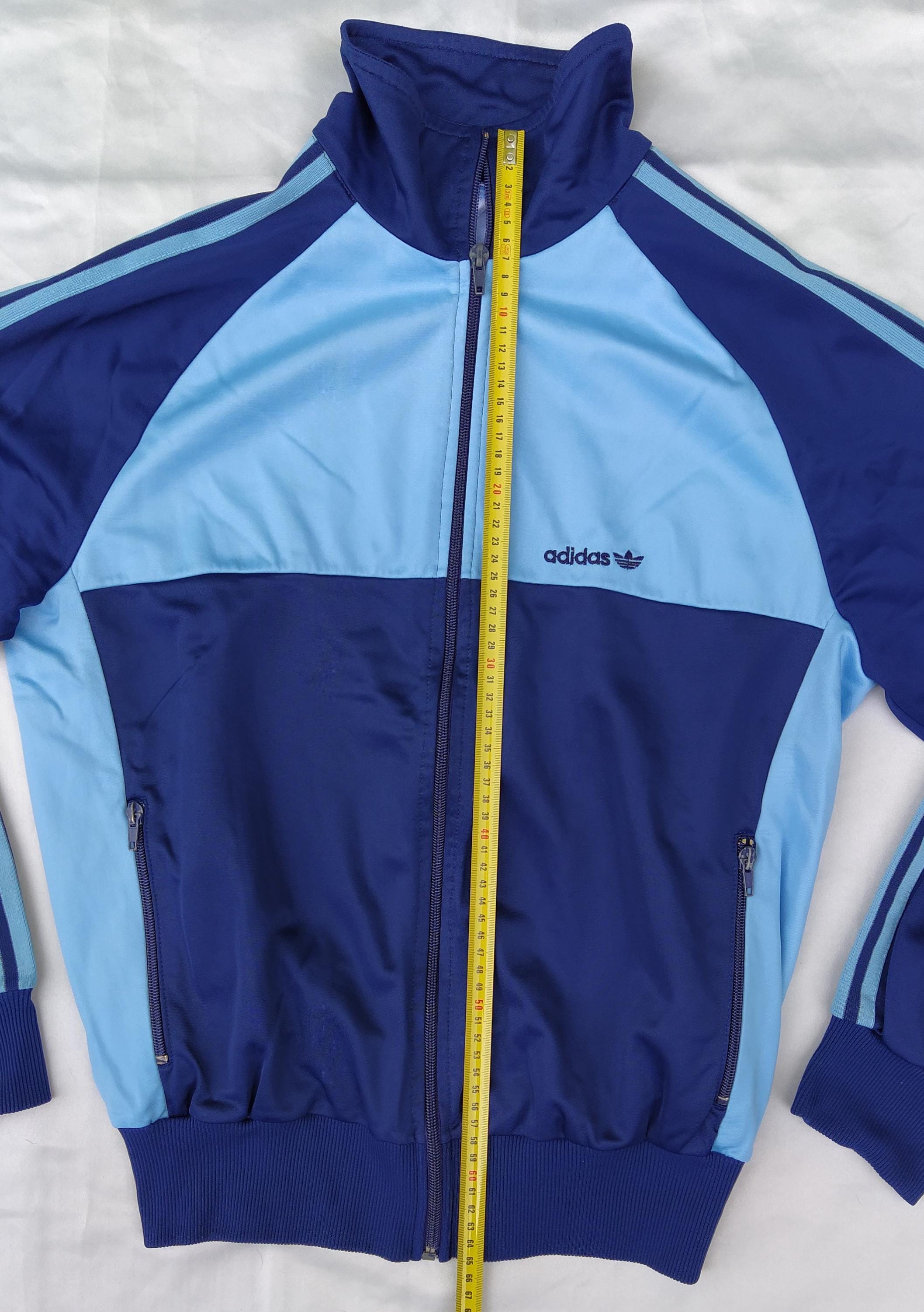 70s vintage adidas track jacket 2 Sサイズ Adidas 70s Vintage Made in West Germany Men Zip Track Top