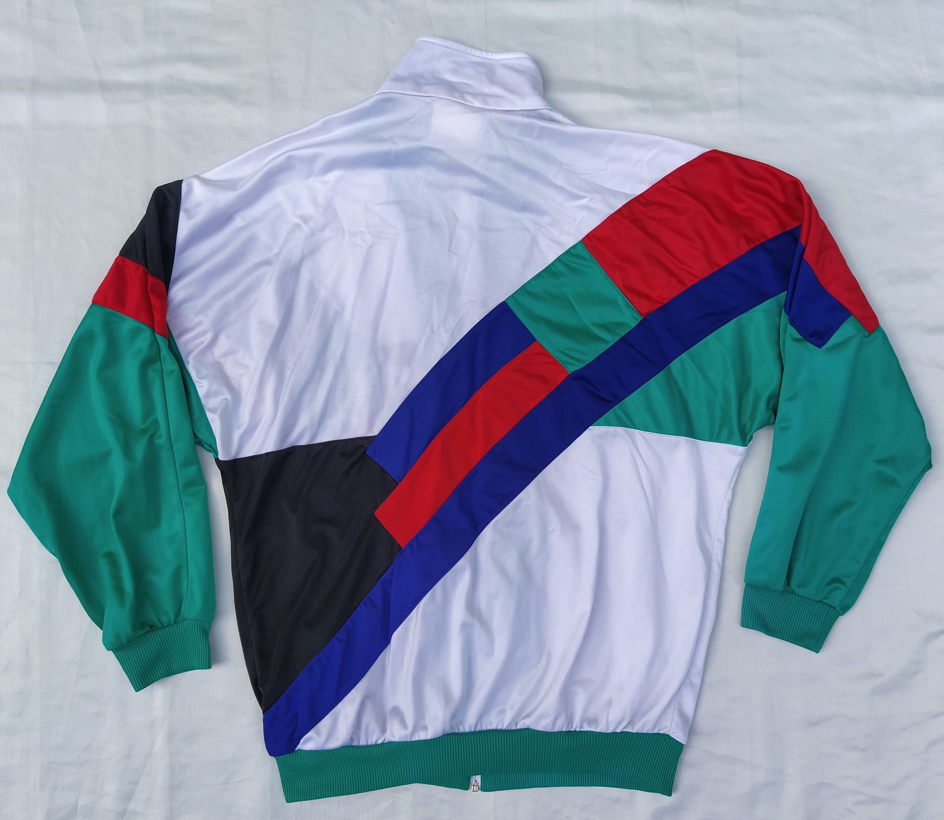 Adidas Originals 90s Vintage Men Zip Jacket Track Top, White Black Green Blue, Size L, D 7, F 186 - Etsy Adidas Originals 90s Vintage Men Zip Jacket Track Top, White Black Green Blue, Size L, D 7, F 186 - Etsy