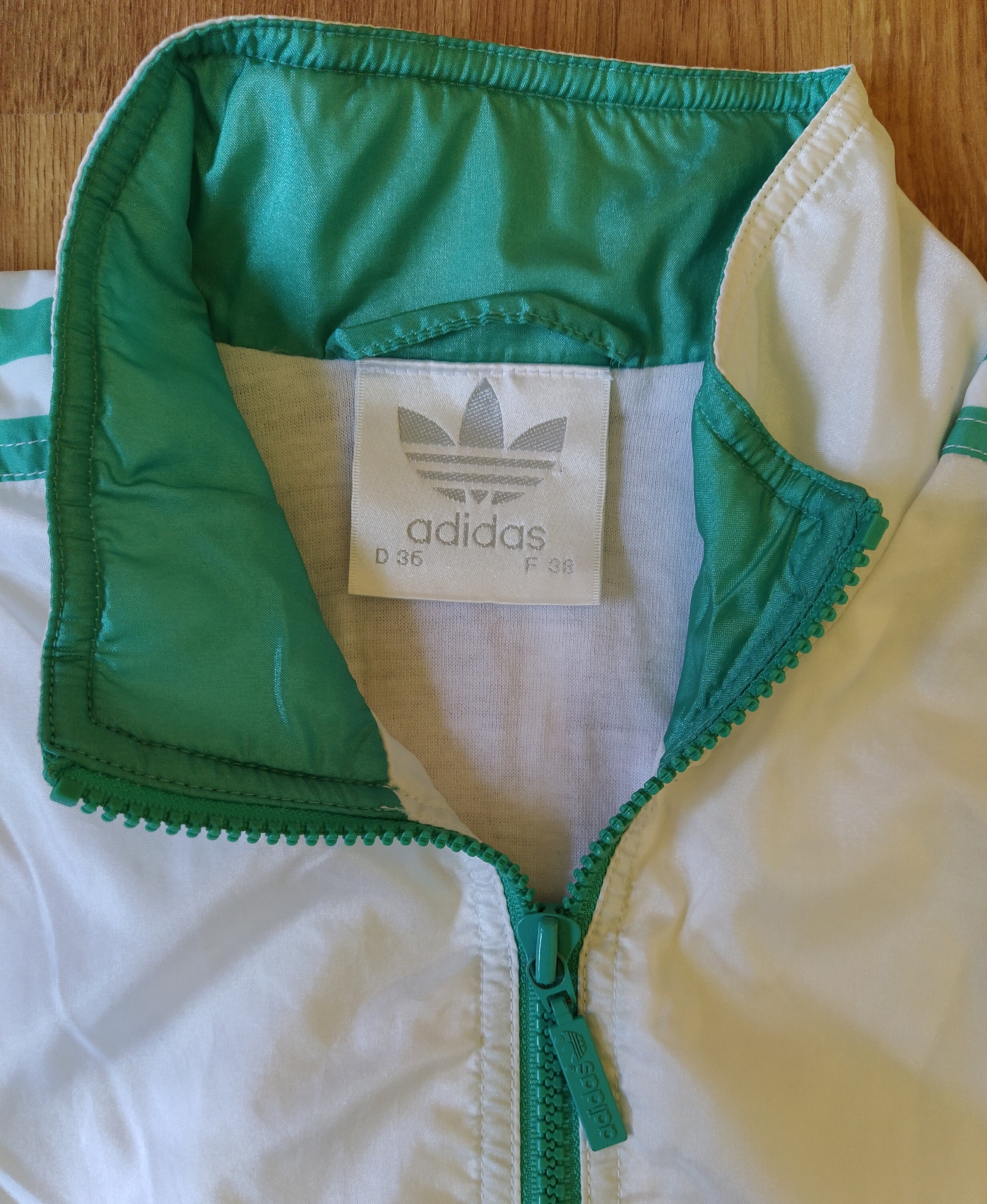U*I様 80s vintage adidas DESCENTE Green 7 Size D 36, S Like New Adidas Vintage 80s or 90s Full Tracksuit Set