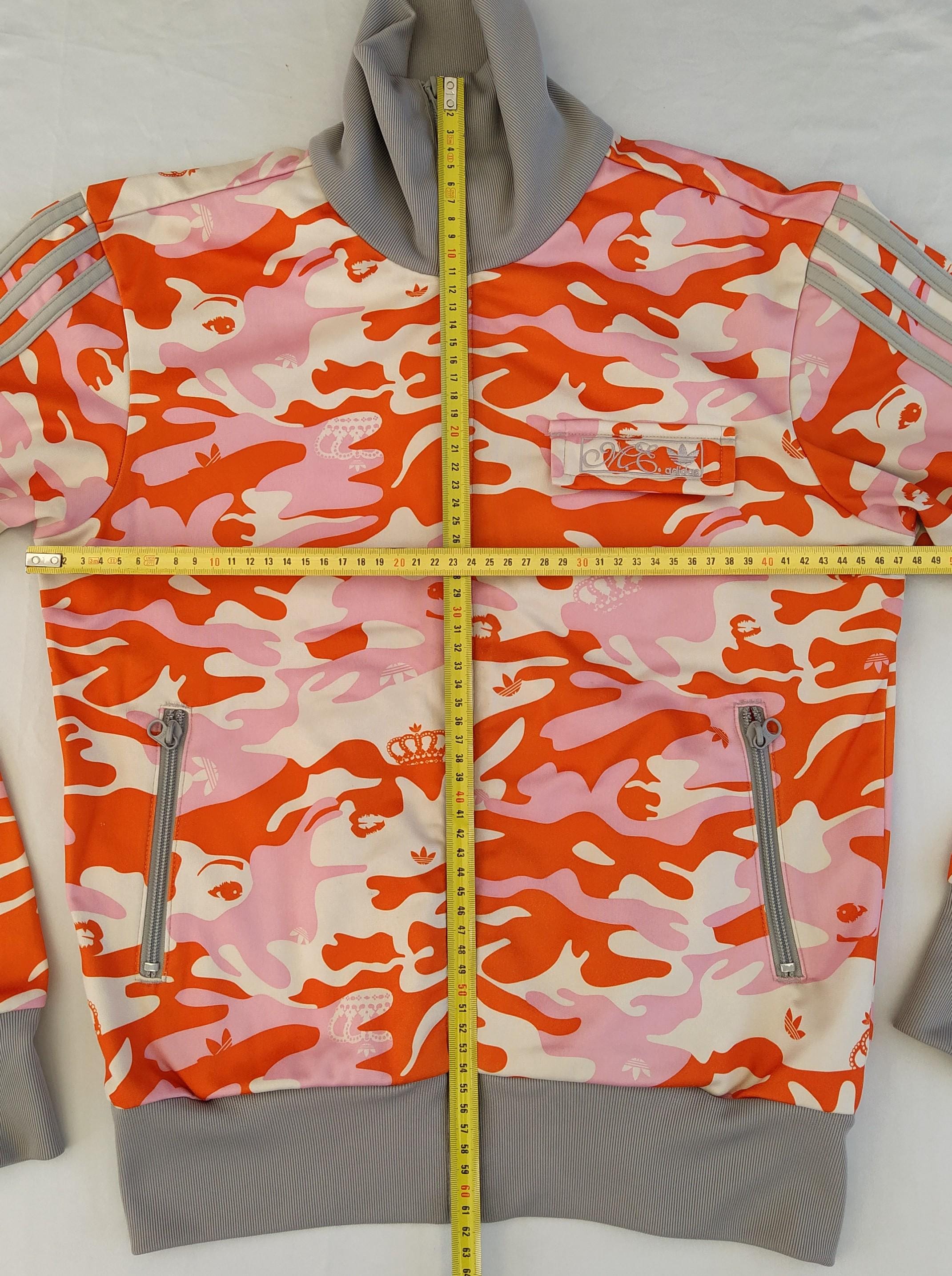 orange adidas tracksuit womens