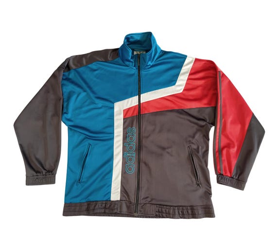 90s ADIDAS VINTAGE track jacket ジャージ　M 90s Adidas Vintage Men's Track Jacket - Medium Black