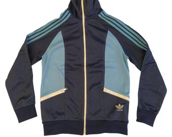 Vintage Y2K ADIDAS Sports Jacket Navy Blue Colour | Men 00s