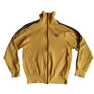 Adidas Originals Vintage No Tag 70s or 80s Men Women Unisex Zip Track Jacket Bright Yellow, Dark Blue / Navy - Etsy UK Adidas Originals Vintage No Tag 70s or 80s Men Women Unisex Zip Track Jacket Bright Yellow, Dark Blue / Navy - Etsy UK