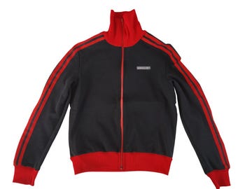 Adidas Originals Vintage Men Zip Track Top Jacket Blue Dark