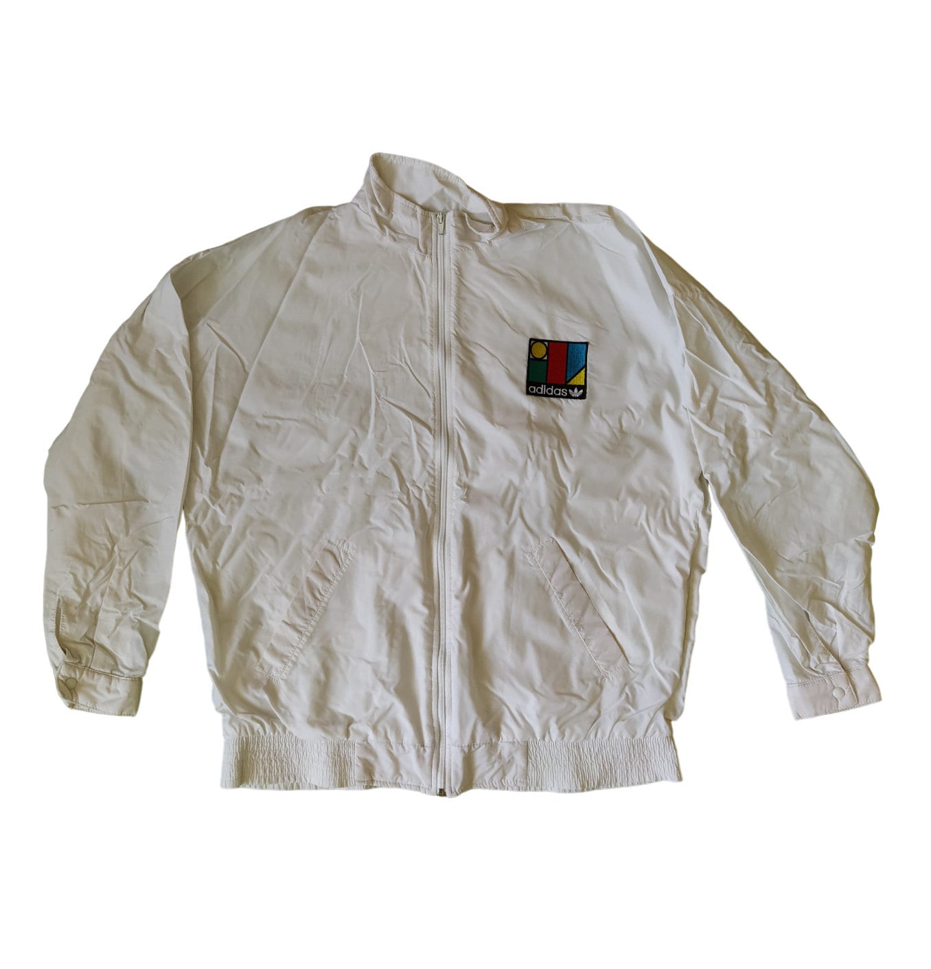 Adidas Ivan Lendl Made in Malta Vintage Rain Jacket Windbreaker Training Track Top 80s White Size M D50 F177 Etsy Ireland