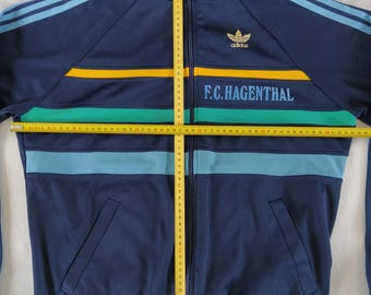 Size 174, M Adidas Originals 80s Vintage Ventex Track Top Zip