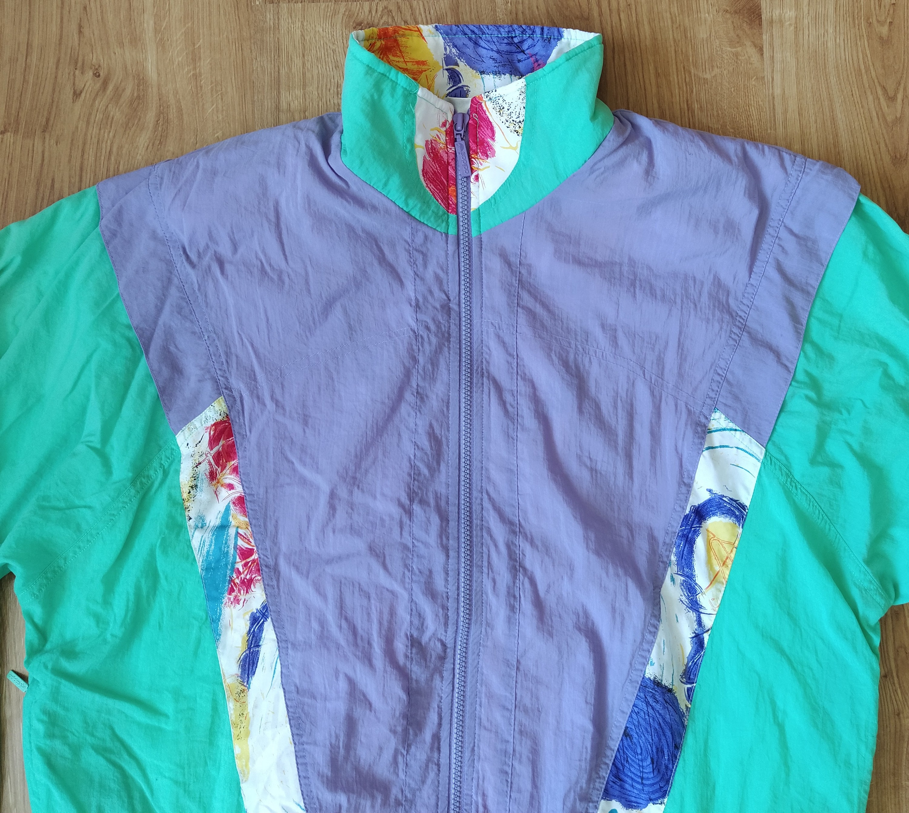 Adidas archive Vintage jacket 80s〜90s 水色 Adidas archive Vintage jacket 80s〜90s 水色 Adidas Vintage