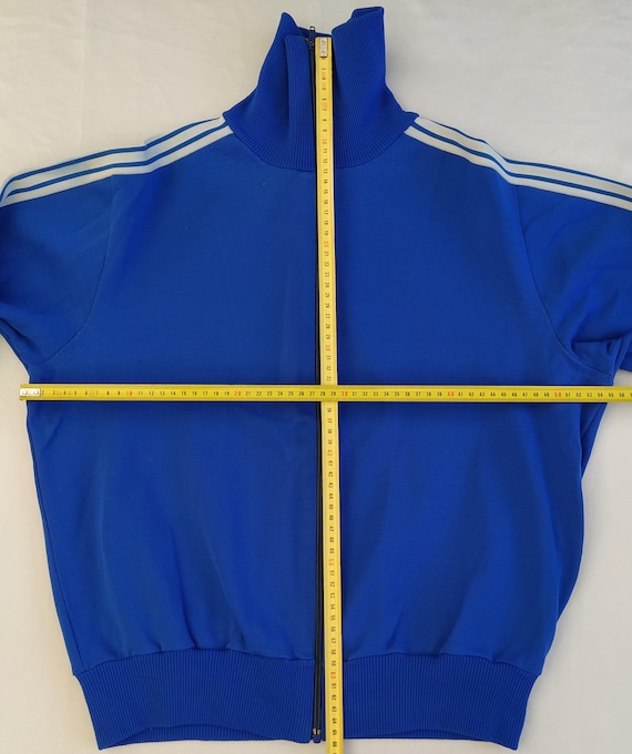 70's 80'sヴィンテージ　adidas ブルー　ジップアップジャケット 70's 80'sヴィンテージ adidas ブルー ジップアップジャケット