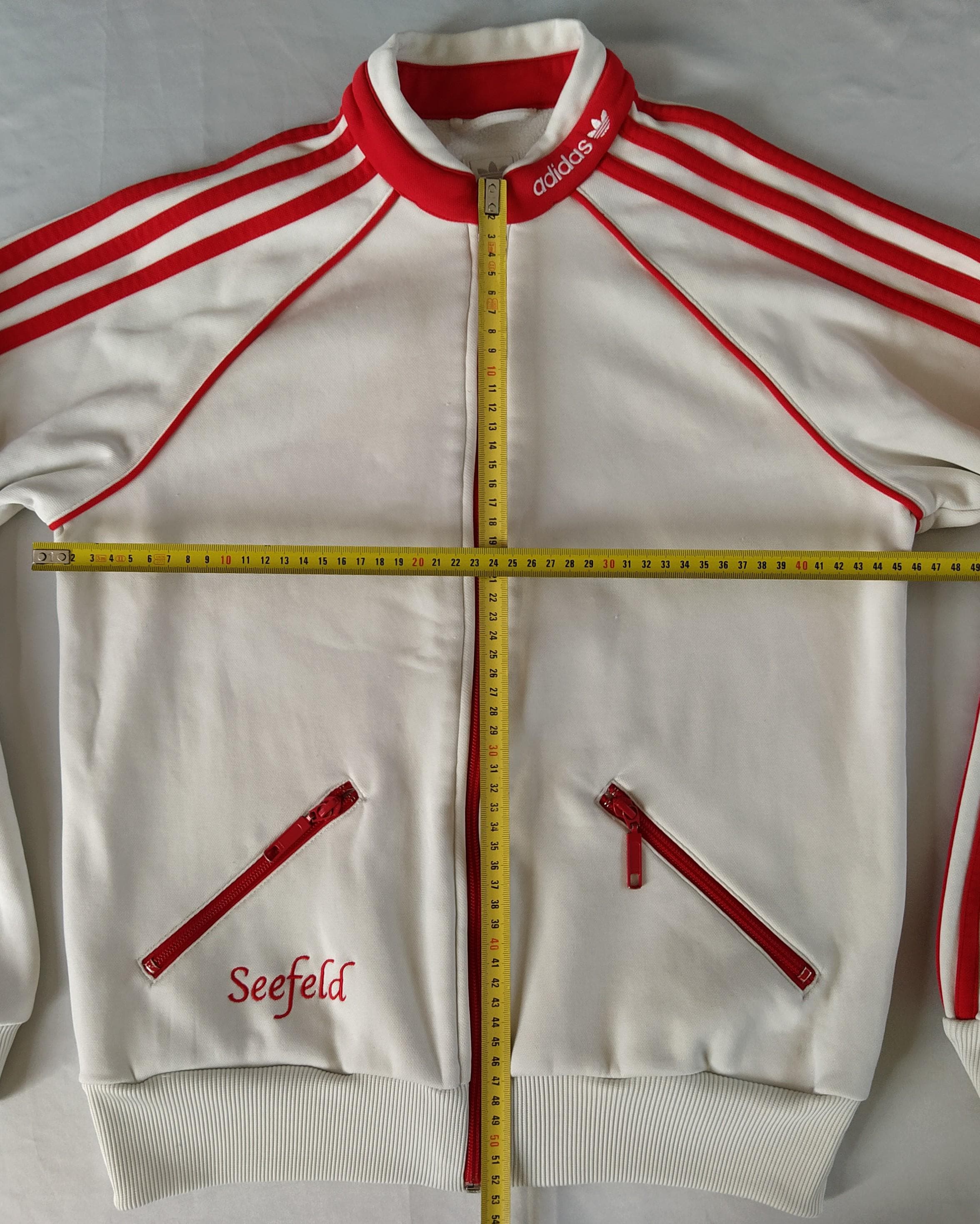 Size D 38, Adidas Seefeld Vintage Women Zip Jacket Track Top, Size