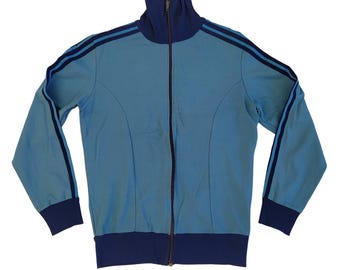 Adidas Vintage 80s Made in West Germany Sweater Half Zip Jacket