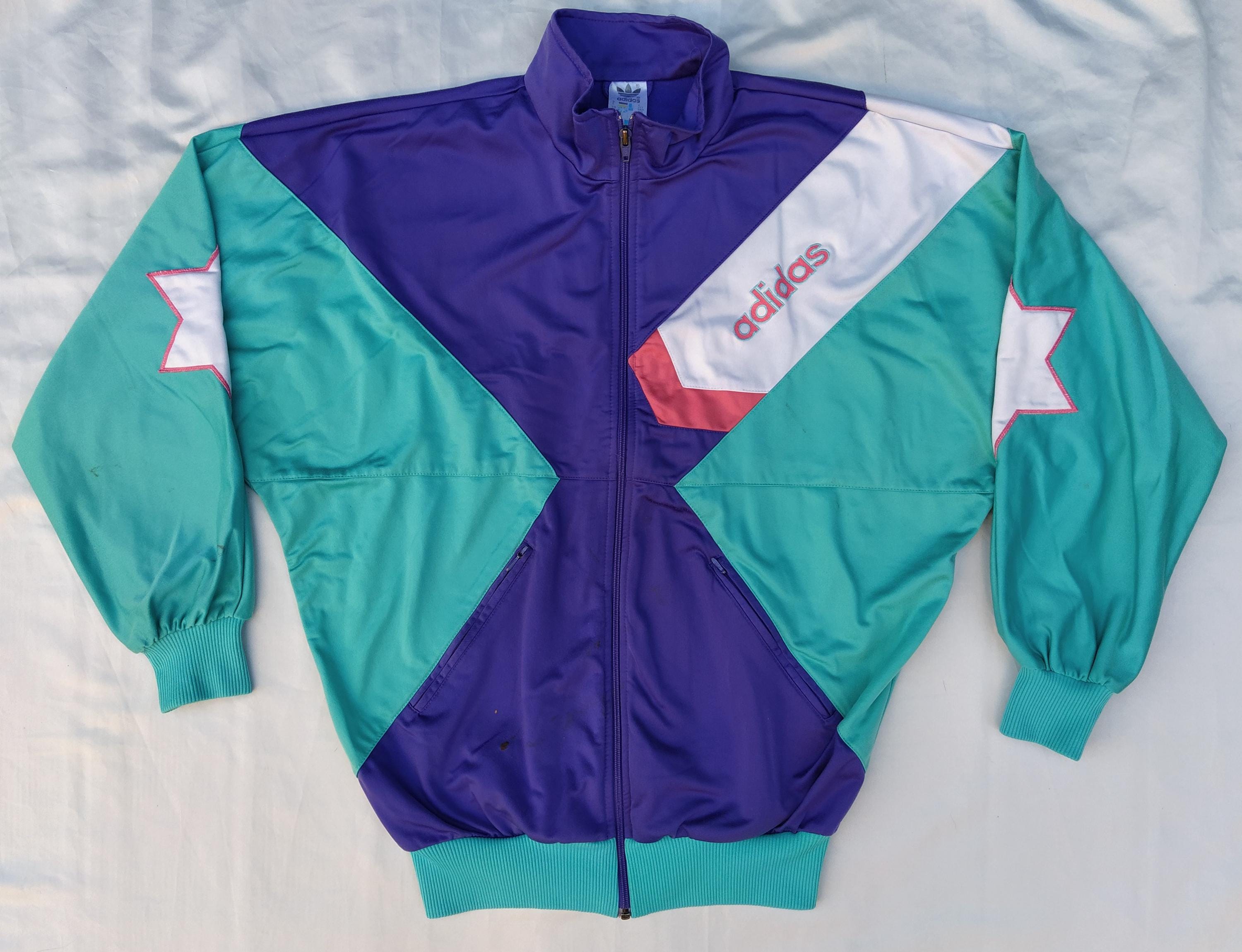 Size 177, M Adidas Vintage 80s or 90s Men Full Tracksuit Set