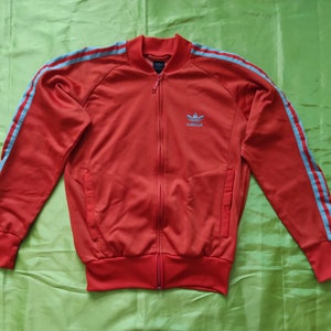 Homme adidas Originaux Vintage Blanc Orange Firebird 1 Piste Veste