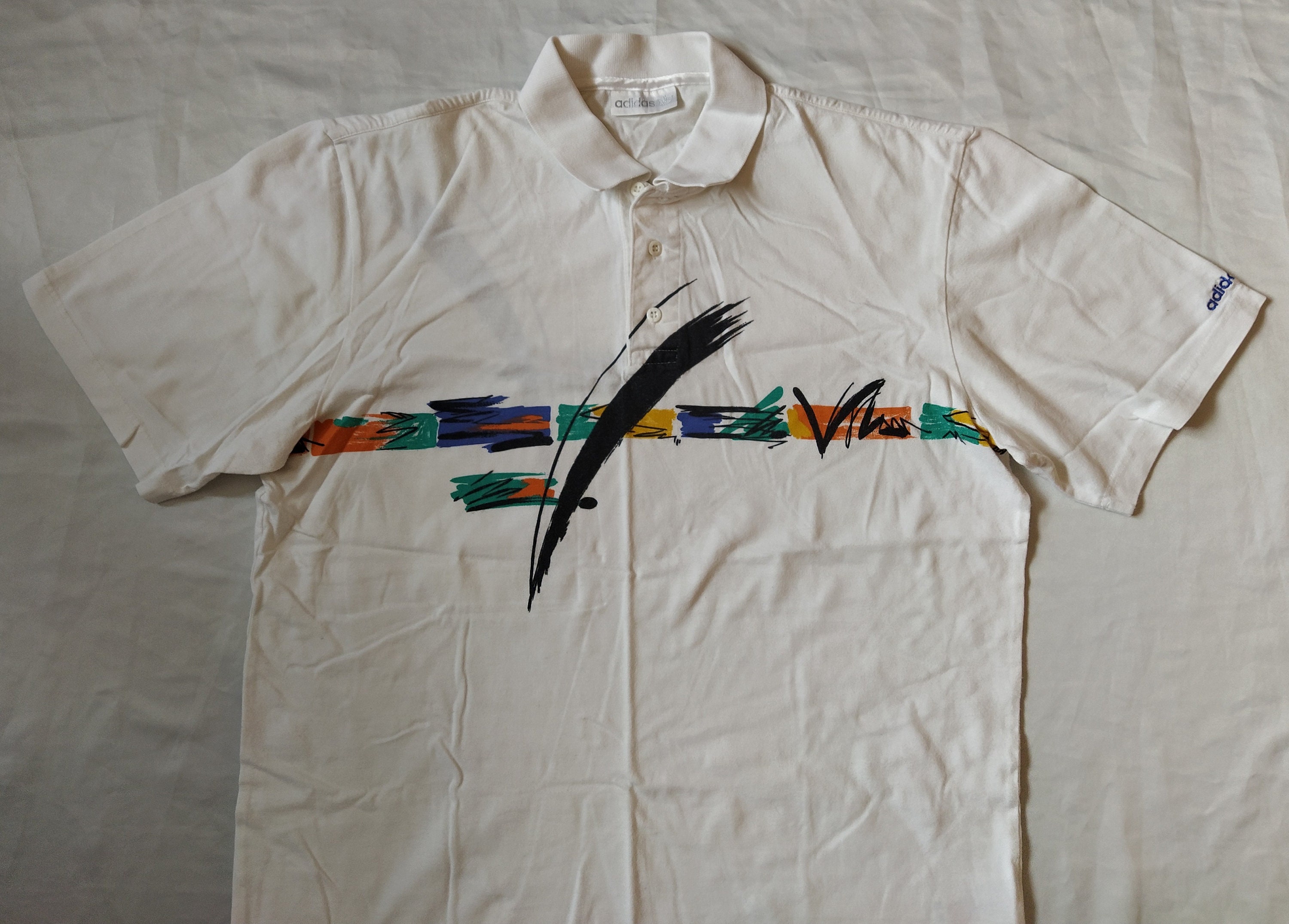 80s Adidas Polo Shirt – VintageFolk