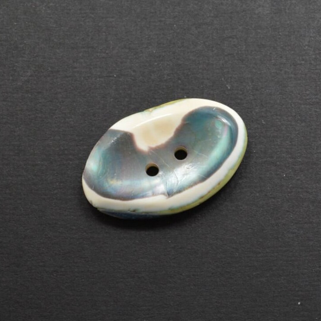 Handmade Porcelain Sea Shell Look Button in Grey White & Blue MM-07) - Etsy
