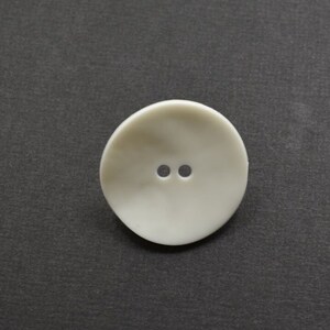 Round “ruffled” White Plastic Button – 2 Hole (MM-01) - Etsy