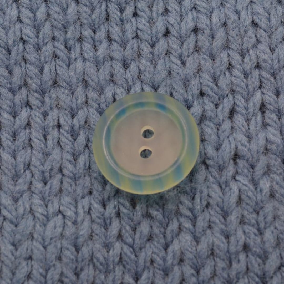 Light Turquoise Translucent Button With Aqua & Turquoise Translucent ...