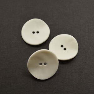 Round “ruffled” White Plastic Button – 2 Hole (MM-01) - Etsy
