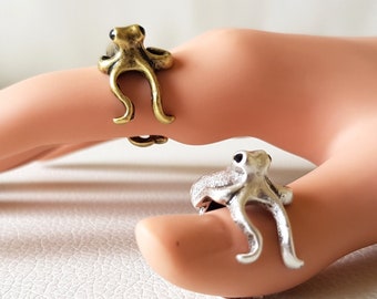 Cute Novelty Octopus Midi Gift Rings