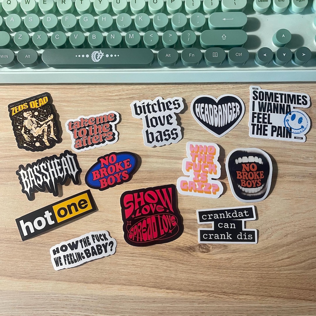 EDM Rave Stickers - Etsy