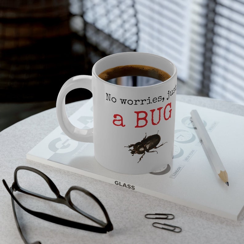 Just a BUG Bug Gift Cup Do Not Touch Cup / Jumbo Mug 20oz Etsy