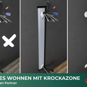 Unterputz Kabelkanal Set Multimedia Rohr Unsichtbare TV Kabeldurchführung, Kabel Versteck hinter Wand, Elektro Installationsrohr 1.1M lang zdjęcie 8