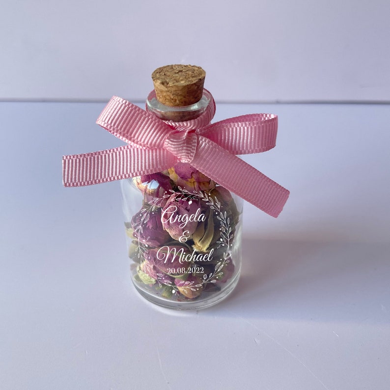 Wedding Tea Favors for Guest Tea Favors in Glass Jar Herbal Etsy