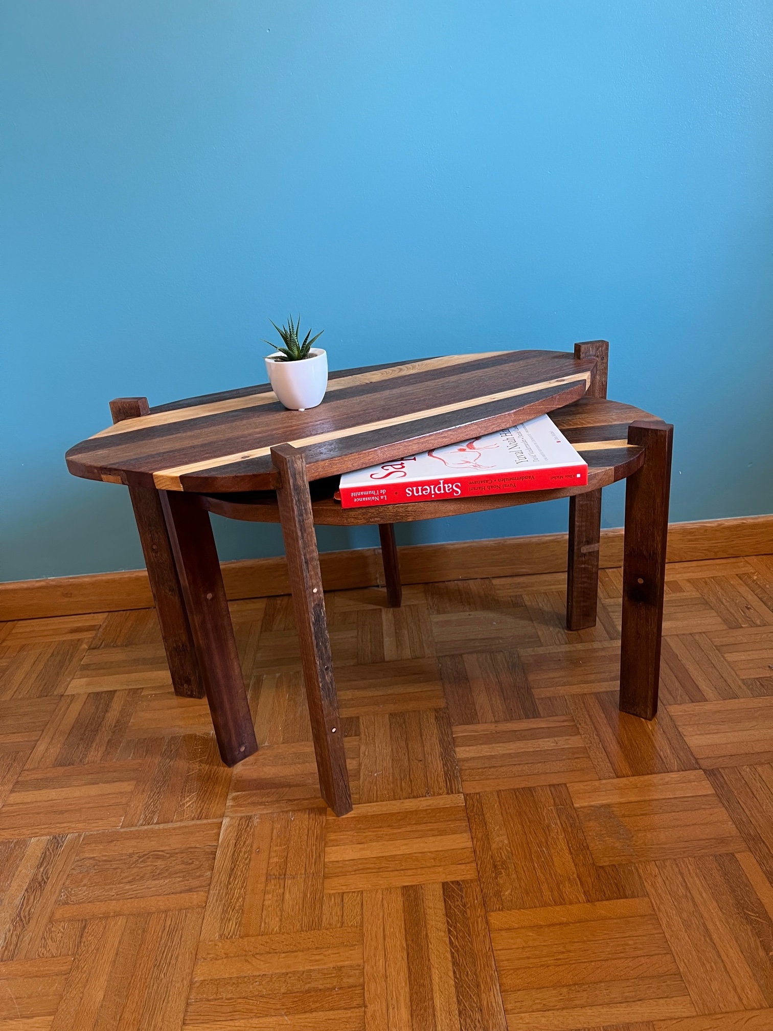 tables gigognes En teck