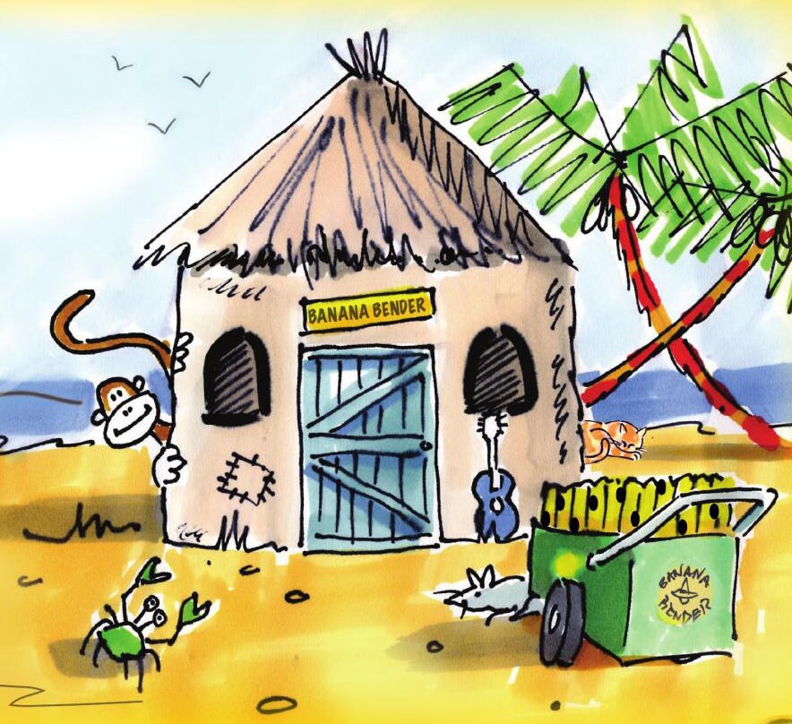 The Banana Bender by Elaine Chadwick Etsy