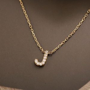 Dainty Gold Letter Necklace