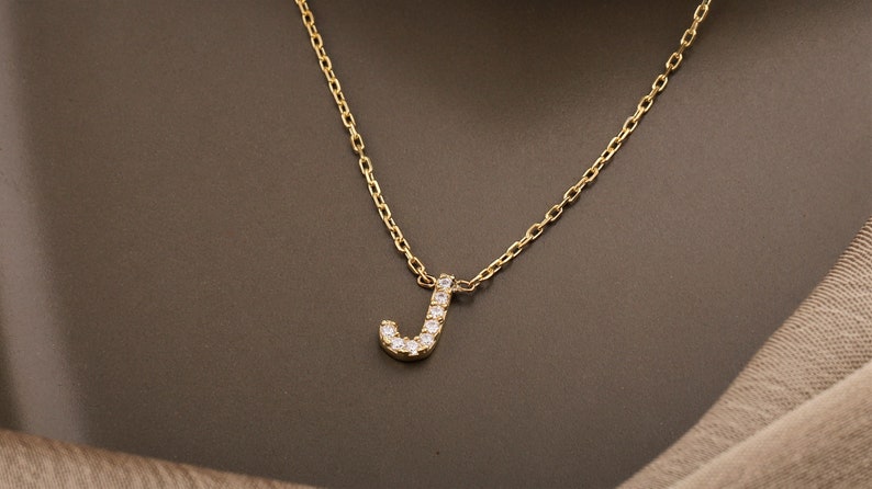 Dainty Gold Letter Necklace