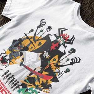 Retro Samurai Cartoon Anime Kanji Hoodie Harajuku Adult Swim Ninja Japanese Manga Lover Gift