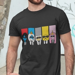 Retro Adventure Time Friends Tee Jake Finn Marcelene Ice King Princess Bubblegum Cartoon Lover Gift