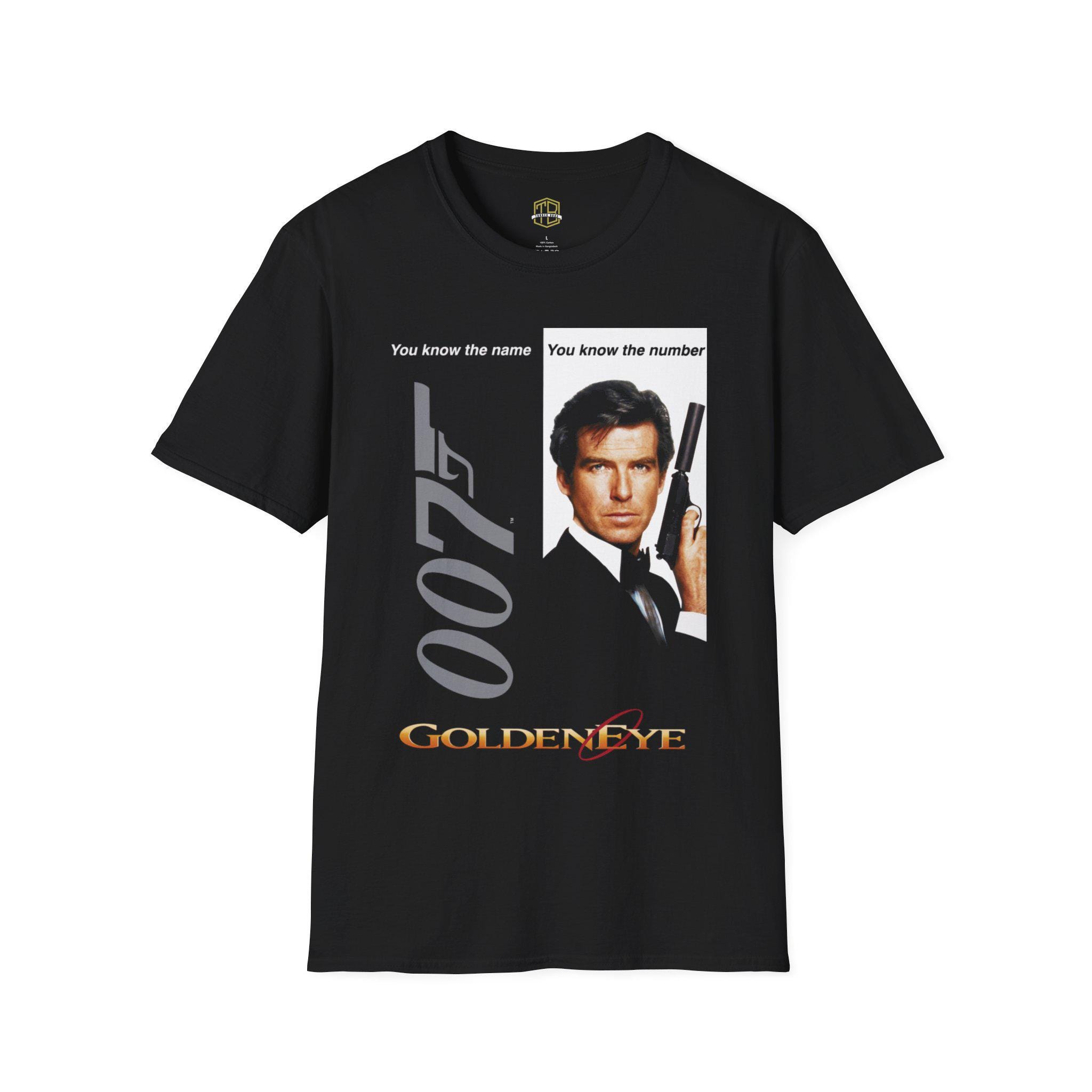 James Bond Goldeneye 007 Unisex T-shirt, Secret Agent Tee, Spy 