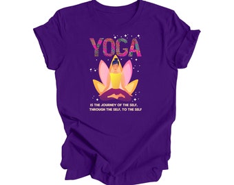 Yoga Is The Journey Of The Self, Through The Self, To The Self - Yoga Gift, Meditation Shirt, Yoga T-shirt, Yoga Lover Gift, Yoga Teacher