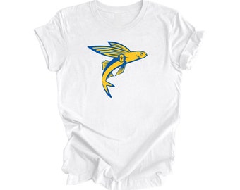 The Flying Fish Barbados - Bajan, Barbadian Gift T-Shirt, Barbados Present, National Symbol, Carribean, 246 Area Code, Bridgetown