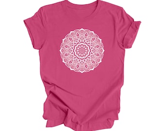 Mandala - Yoga Gift, Meditation Shirt, Yoga T-shirt, Yoga Lover Gift,  Yoga Teacher Shirt, Wellness Shirt, Self Care Shirt - Inspired X