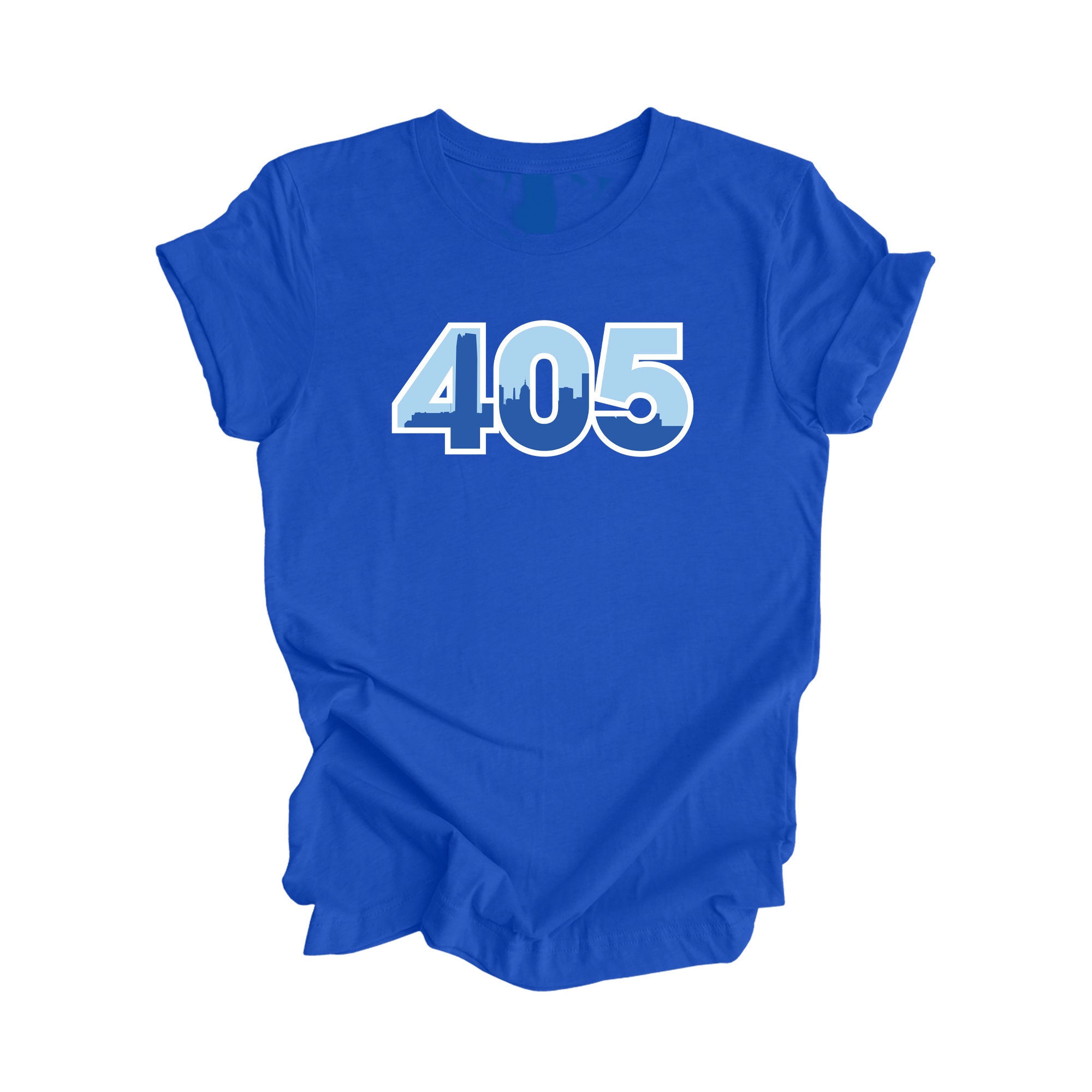 405 Oklahoma City Oklahoma USA Area Code City Skyline Gift