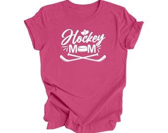 Hockey Mom - Mom Gift, Mom Shirt, Funny Mom Shirt, Mama Shirt, Mother's Day Gift, Hockey Lover, Mother T-Shirt, Ladies Shirt, Girl Power