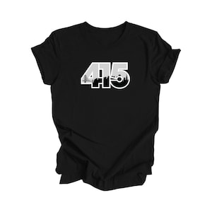415 San Francisco California USA Area Code City Skyline Gift - Unisex T-Shirt - Inspired X