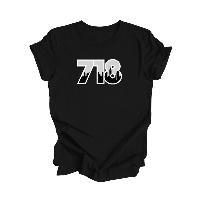 718 Brooklyn Queens Staten Island New York USA Area Code City Skyline ...