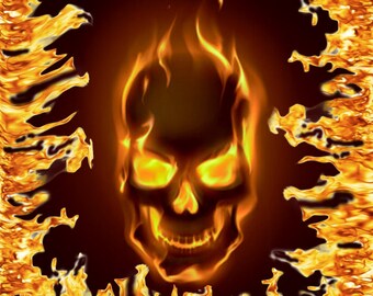 Skull Fire 20oz disegni a sublimazione tumbler skinny per il design dritto tumbler. Download digitale. Png, Jpg