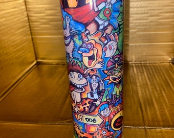 90s cartoon tumbler