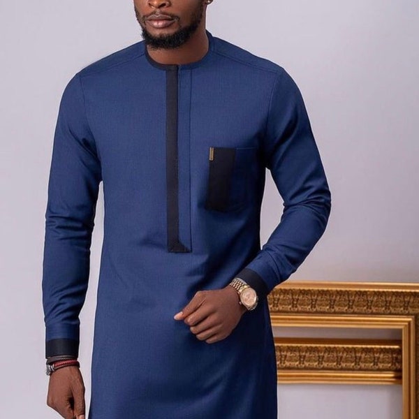 African Men Clothing,Dashiki, Senator Wear, Grooms Men suit, mens Kaftan, Traditional wedding outfit, Nigeria senator, Caftan, Naija Fashion