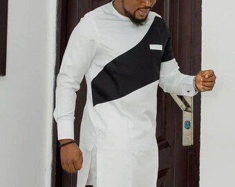 Ropa de hombres africanos, Dashiki, Ropa de senador, Traje de hombre de novios, Kaftan para hombres, Traje de boda tradicional, Senador de Nigeria, Caftán, Naija Moda