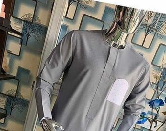 Ropa de hombres africanos, Dashiki, Ropa de senador, Traje de hombre de novios, Kaftan para hombres, Traje de boda tradicional, Senador de Nigeria, Caftán, Naija Moda