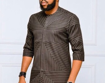 Ropa de hombres africanos, Dashiki, Ropa de senador, Traje de hombre de novios, Kaftan para hombres, Traje de boda tradicional, Senador de Nigeria, Caftán, Naija Moda