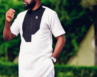 Ropa de hombres africanos, Dashiki, Ropa de senador, Traje de hombre de novios, Kaftan para hombres, Traje de boda tradicional, Senador de Nigeria, Caftán, Naija Moda
