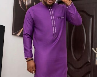 Ropa de hombres africanos, Dashiki, Ropa de senador, Traje de hombre de novios, Kaftan para hombres, Traje de boda tradicional, Senador de Nigeria, Caftán, Naija Moda