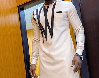 Ropa de hombres africanos, Dashiki, Ropa de senador, Traje de hombre de novios, Kaftan para hombres, Traje de boda tradicional, Senador de Nigeria, Caftán, Naija Moda